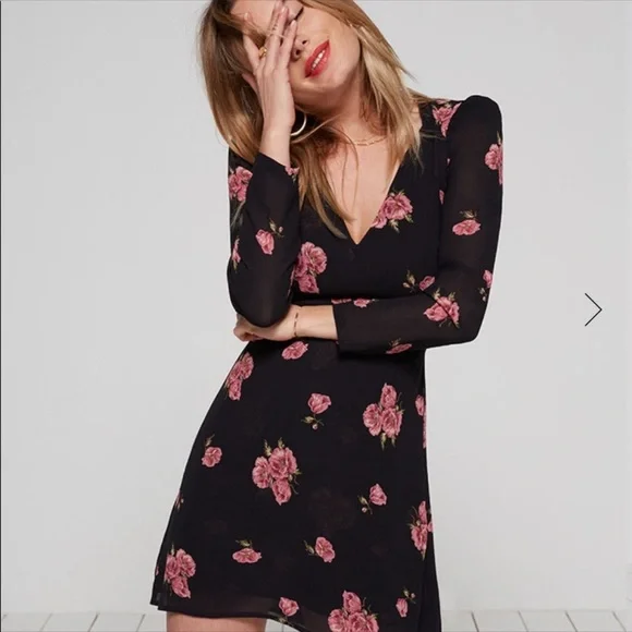 Reformation Bay Dress (Lorraine print) Sz XS/2 - Picture 2 of 6